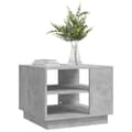Miniatyrbillede 4 af 9: vidaXL sofabord 55x55x43 cm spånplade betongrå