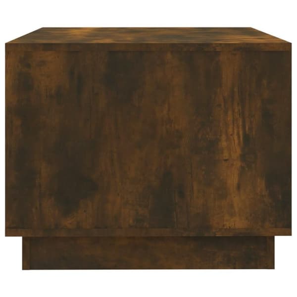 vidaXL sofabord 102,5x55x44 cm spånplade røget egetræsfarve