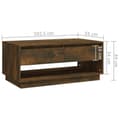 Miniatyrbillede 9 af 11: vidaXL sofabord 102,5x55x44 cm spånplade røget egetræsfarve
