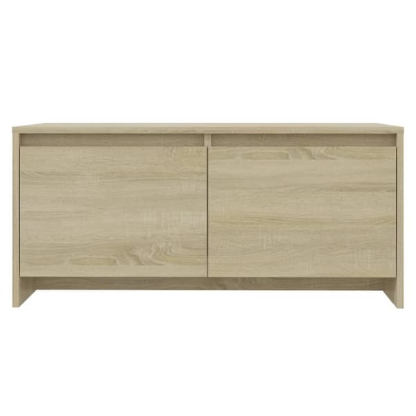 vidaXL sofabord 90x50x41,5 cm spånplade sonoma-eg