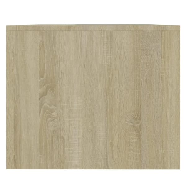 vidaXL sofabord 90x50x41,5 cm spånplade sonoma-eg