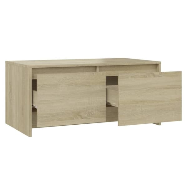 vidaXL sofabord 90x50x41,5 cm spånplade sonoma-eg