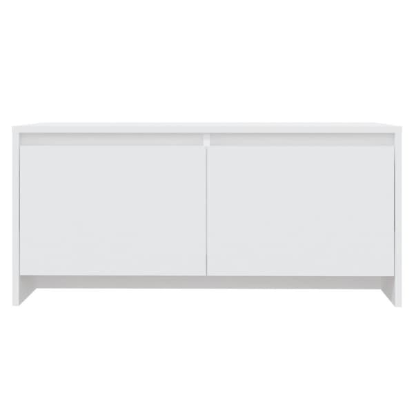 vidaXL Salongbord hvit 90x50x41,5 cm sponplate