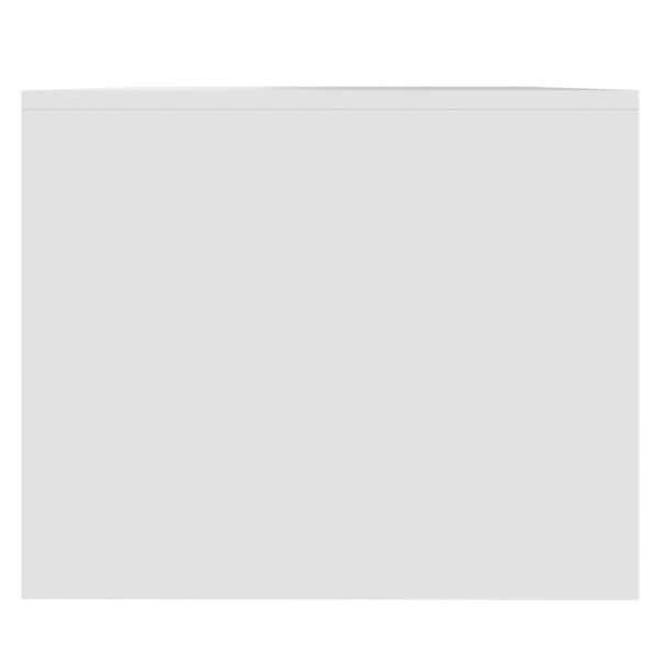 vidaXL Salongbord hvit 90x50x41,5 cm sponplate