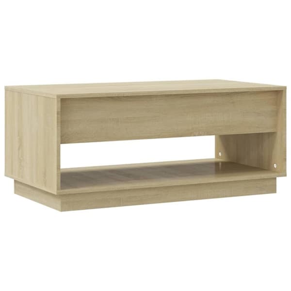 vidaXL Soffbord sonoma-ek 102,5x55x44 cm spånskiva
