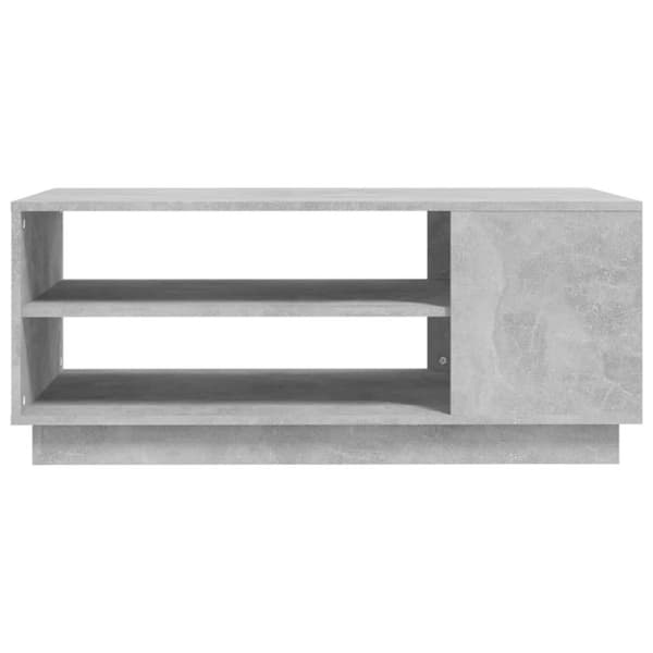 vidaXL Salongbord betonggrå 102x55x43 cm sponplate