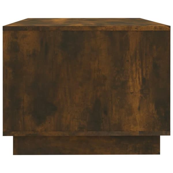 vidaXL Salongbord røkt eik 102x55x43 cm sponplate