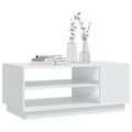 Miniatyrbilde 4 av 9: vidaXL Salongbord hvit 102x55x43 cm sponplate