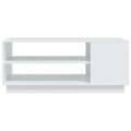 Miniatyrbilde 5 av 9: vidaXL Salongbord hvit 102x55x43 cm sponplate
