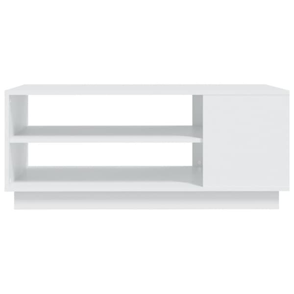 vidaXL Salongbord hvit 102x55x43 cm sponplate