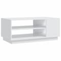 Miniatyrbilde 1 av 9: vidaXL Salongbord hvit 102x55x43 cm sponplate