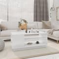 Miniatyrbillede 9 af 9: vidaXL sofabord 102x55x43 cm spånplade hvid