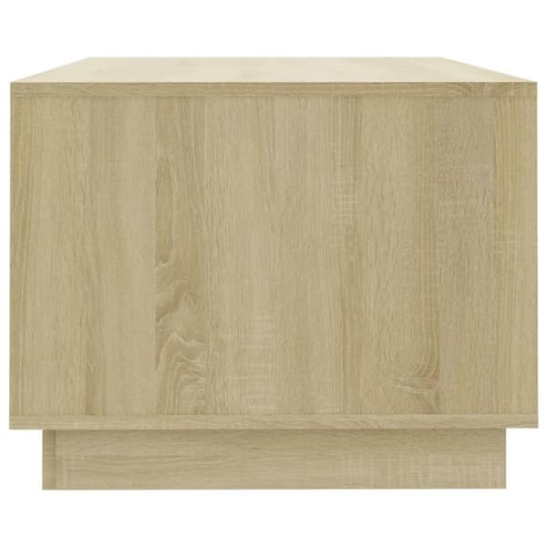 vidaXL Salongbord sonoma eik 102x55x43 cm sponplate