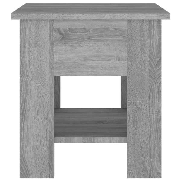 vidaXL Salongbord grå sonoma eik 40x40x42 cm konstruert tre