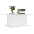 Miniatyrbillede 3 af 9: vidaXL sofabord 102x55,5x40 cm spånplade hvid
