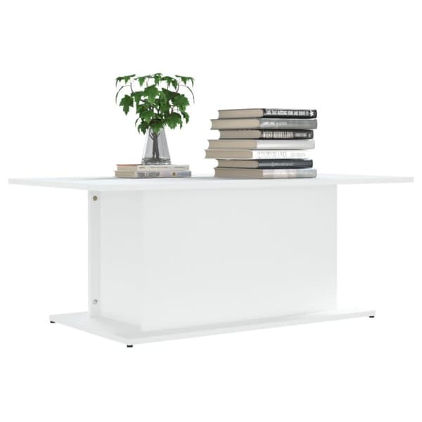 vidaXL sofabord 102x55,5x40 cm spånplade hvid