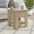 Miniatyrbillede 7 af 8: vidaXL sofabord 40x40x42 cm konstrueret træ sonoma-eg