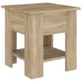 Miniatyrbillede 1 af 8: vidaXL sofabord 40x40x42 cm konstrueret træ sonoma-eg