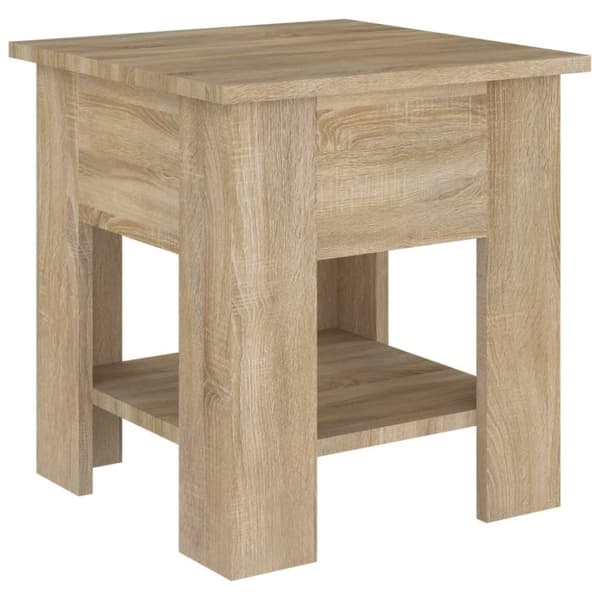 vidaXL sofabord 40x40x42 cm konstrueret træ sonoma-eg