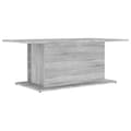 Miniatyrbillede 1 af 9: vidaXL sofabord 102x55,5x40 cm spånplade grå sonoma-eg
