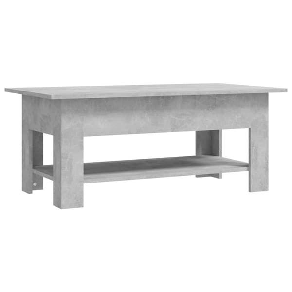 vidaXL Salongbord betonggrå 102x55x42 cm sponplate