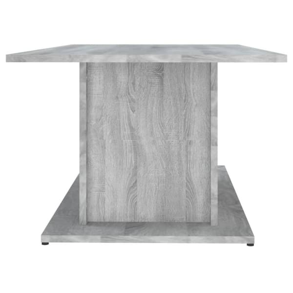 vidaXL Salongbord grå sonoma eik 102x55,5x40 cm sponplate