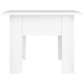 Miniatyrbillede 5 af 8: vidaXL sofabord 55x55x42 cm spånplade hvid