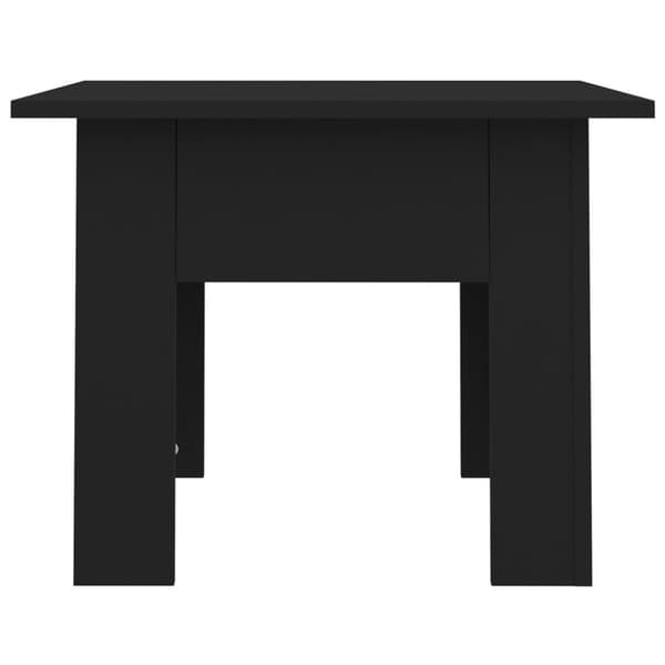 vidaXL Soffbord svart 55x55x42 cm spånskiva