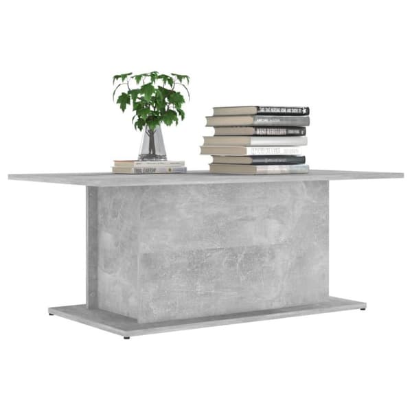 vidaXL Soffbord betonggrå 102x55,5x40 cm spånskiva