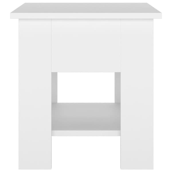 vidaXL sofabord 40x40x42 cm konstrueret træ hvid
