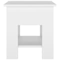 Miniatyrbillede 5 af 8: vidaXL sofabord 40x40x42 cm konstrueret træ hvid