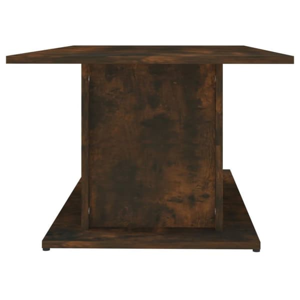 vidaXL Salongbord røkt eik 102x55,5x40 cm sponplate