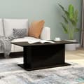 Miniatyrbillede 9 af 9: vidaXL sofabord 102x55,5x40 cm spånplade sort