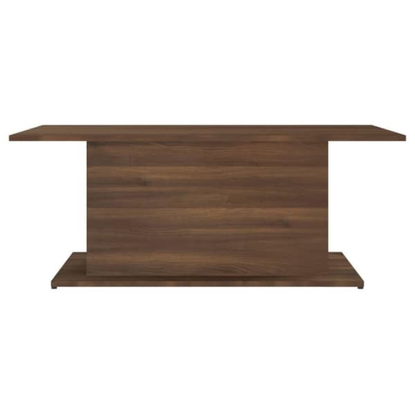 vidaXL Soffbord brun ek 102x55,5x40 cm spånskiva