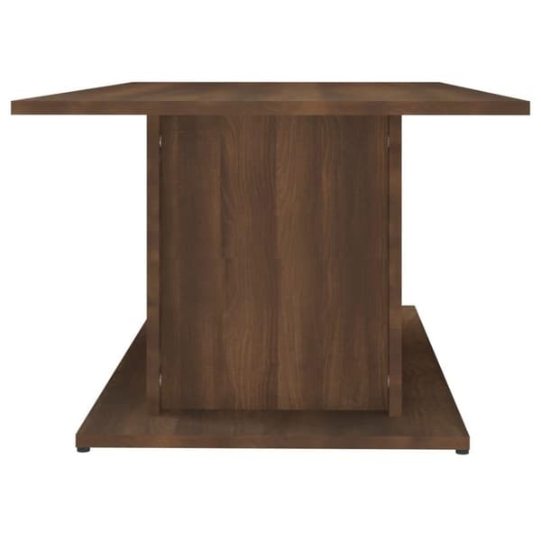 vidaXL Soffbord brun ek 102x55,5x40 cm spånskiva