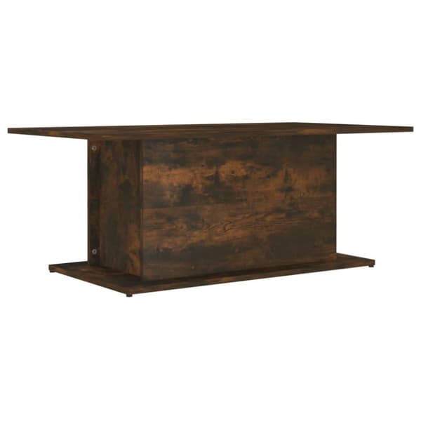 vidaXL sofabord 102x55,5x40 cm spånplade røget egetræsfarve