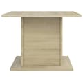 Miniatyrbillede 6 af 9: vidaXL sofabord 55,5x55,5x40 cm spånplade sonoma-eg