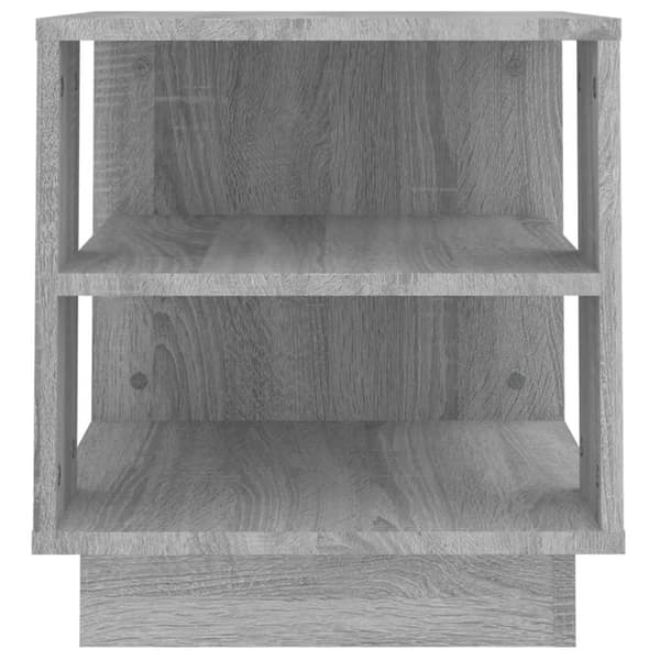 vidaXL sofabord 40x40x43 cm konstrueret træ grå sonoma-eg