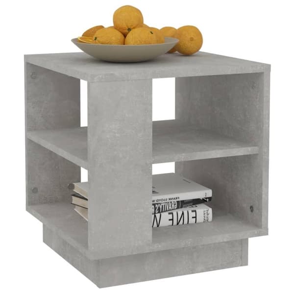 vidaXL Salongbord betonggrå 40x40x43 cm konstruert tre
