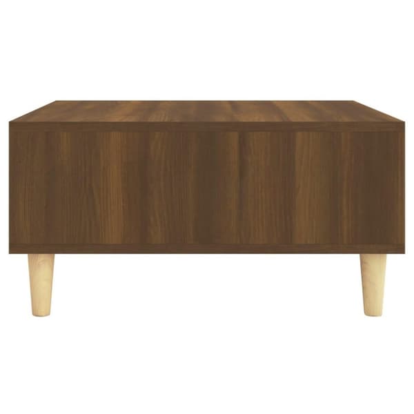 vidaXL Soffbord brun ek 60x60x30 cm spånskiva