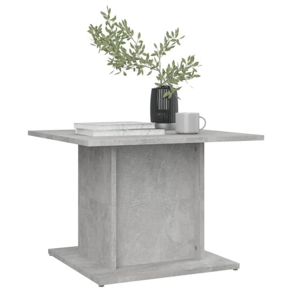 vidaXL sofabord 55,5x55,5x40 cm spånplade betongrå