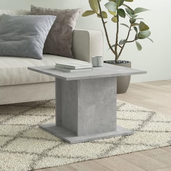 vidaXL sofabord 55,5x55,5x40 cm spånplade betongrå