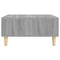 Pikkukuva 5 / 8: vidaXL Sohvapöytä harmaa Sonoma 60x60x30 cm lastulevy