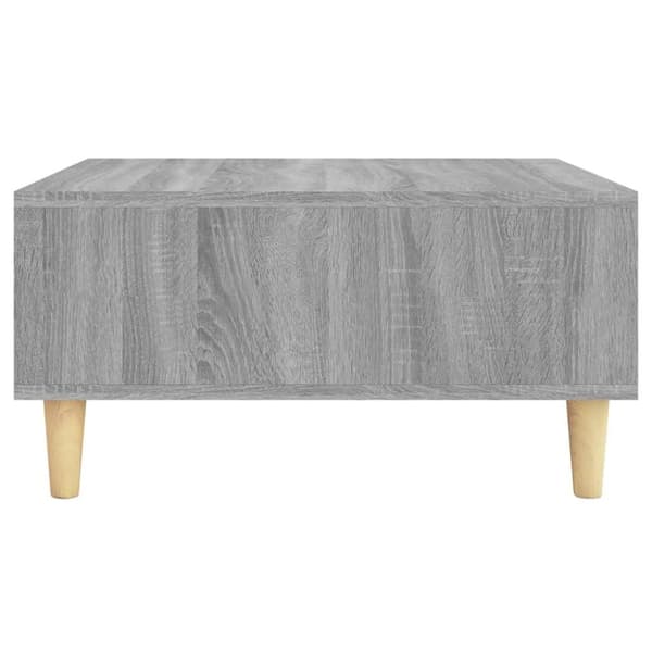 vidaXL Sohvapöytä harmaa Sonoma 60x60x30 cm lastulevy
