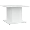 Miniatyrbillede 1 af 9: vidaXL sofabord 55,5x55,5x40 cm spånplade hvid
