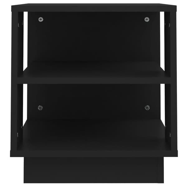 vidaXL sofabord 40x40x43 cm konstrueret træ sort