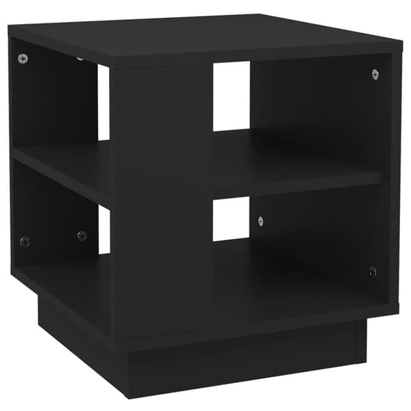 vidaXL sofabord 40x40x43 cm konstrueret træ sort