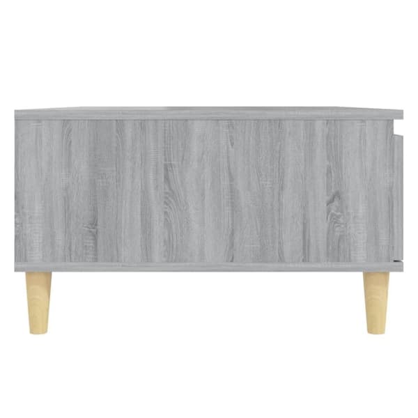 vidaXL sofabord 90x60x35 cm spånplade grå sonoma-eg