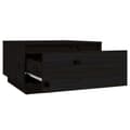 Miniatyrbillede 6 af 11: vidaXL sofabord 55x56x32 cm massivt fyrretræ sort