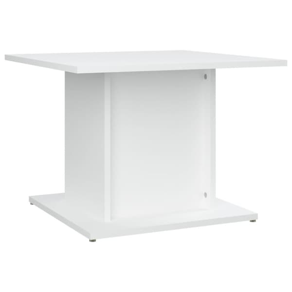 vidaXL Salongbord hvit 55,5x55,5x40 cm sponplate